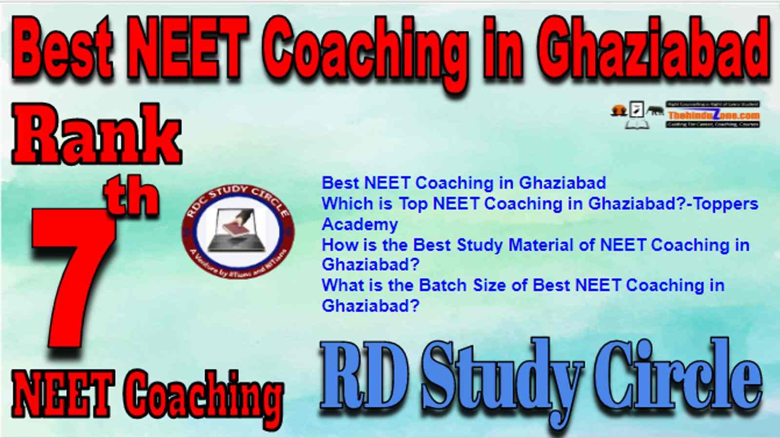 Rank 7 Best NEET Coaching in Ghaziabad