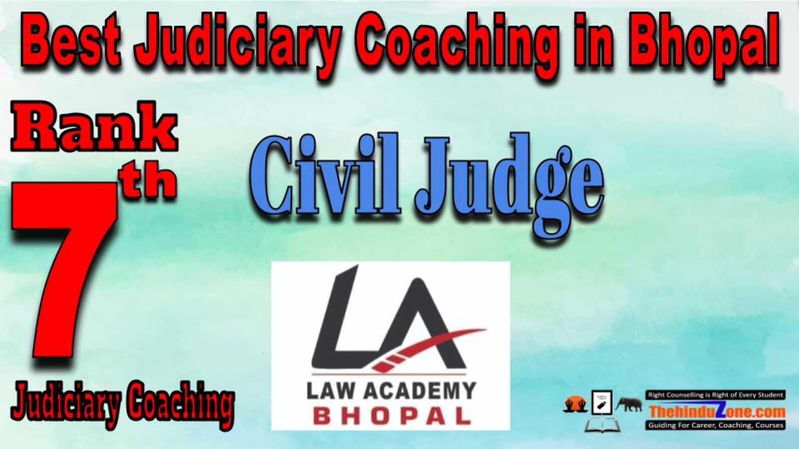 Rank 7. Civil Judge Coaching Top Judiciary Services Coaching in Bhopal