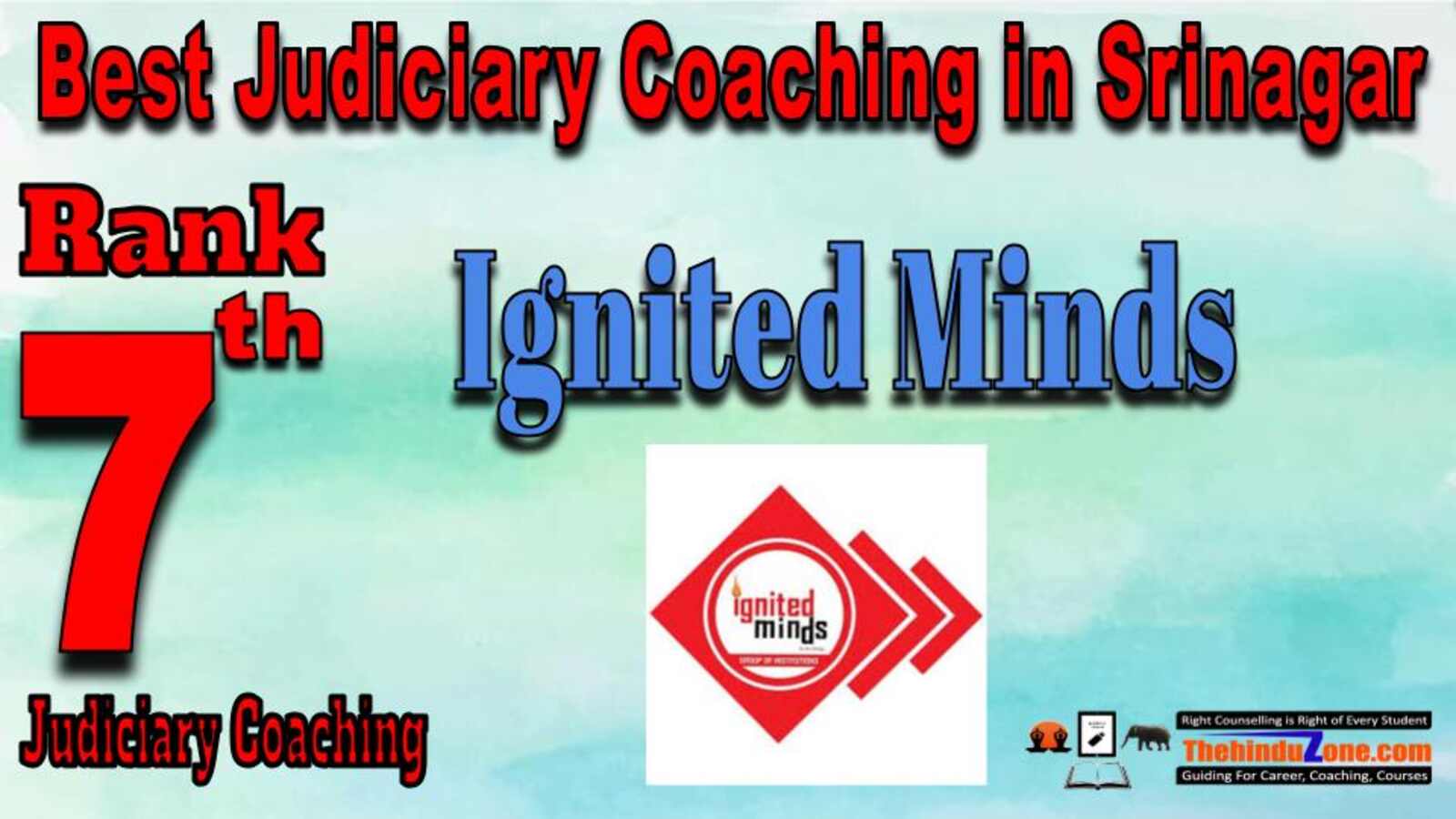 Rank 7. Ignited Minds Best Judiciary Services Coaching in Srinagar