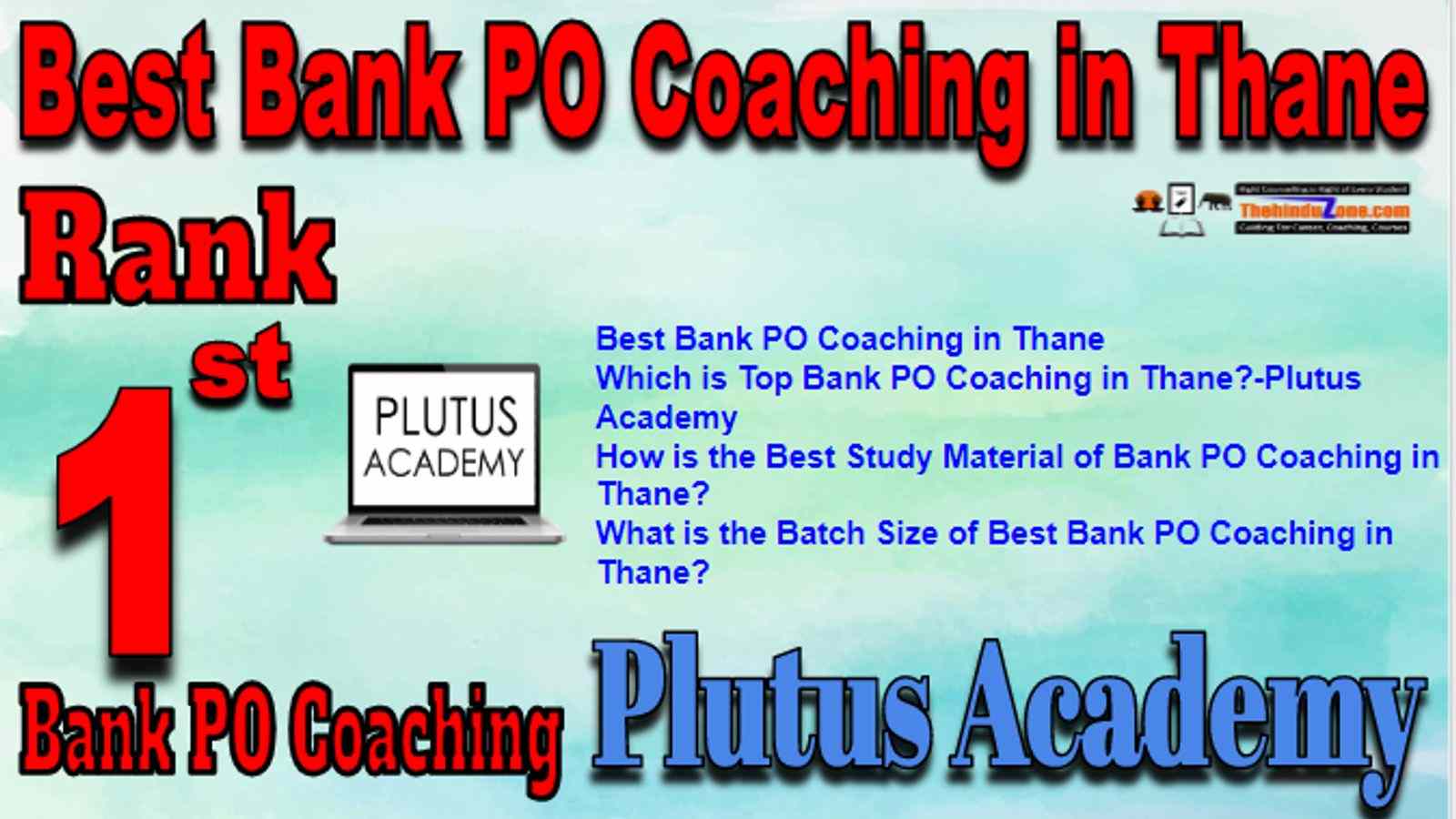 Rank 1 Best Bank PO Coaching in Thane