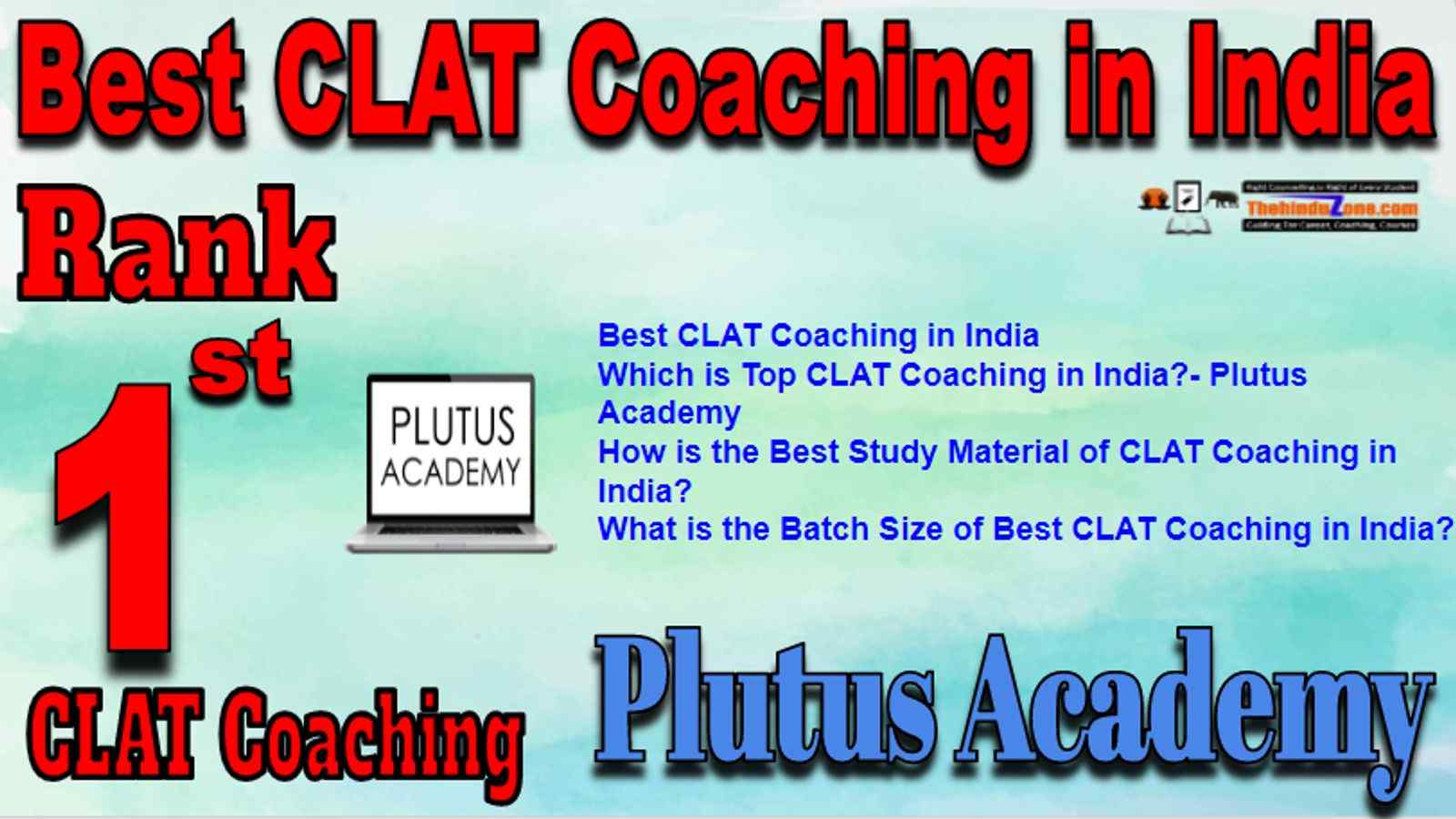 Rank 1 Best CLAT Coaching in India