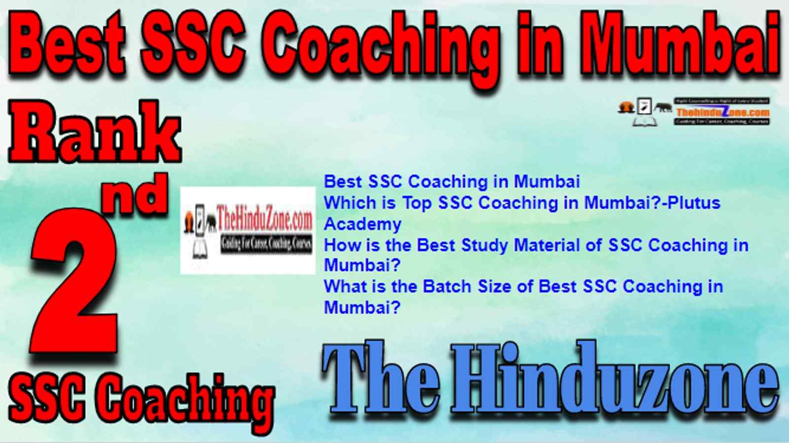 Rank 2 Best SSC Coaching in Mumbai