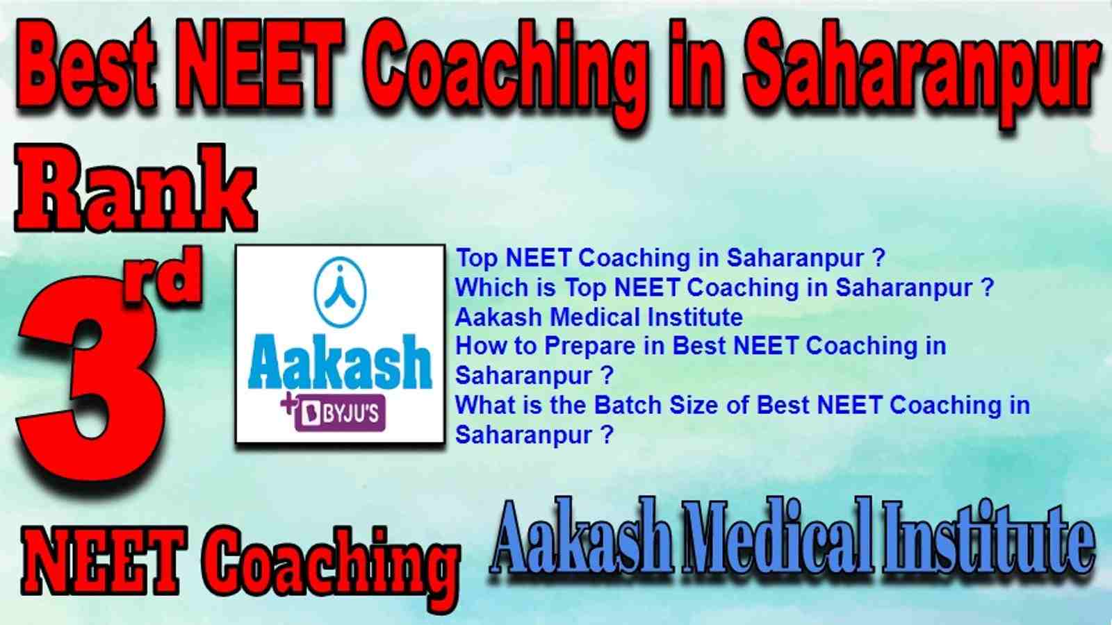 Best NEET Coaching in Saharanpur