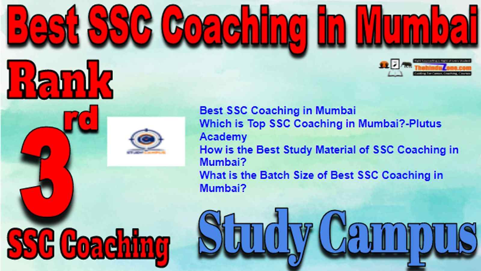 Rank 3 Best SSC Coaching in Mumbai