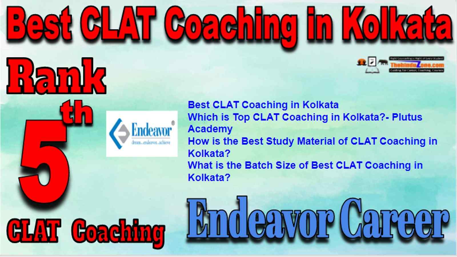 Rank 5 Best CLAT Coaching in Kolkata