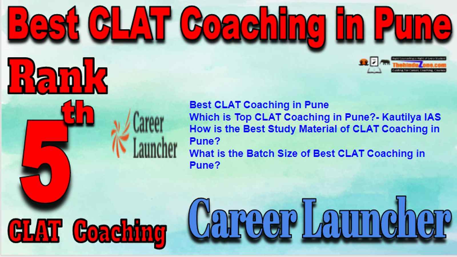 Rank 5 Best CLAT Coaching in Pune