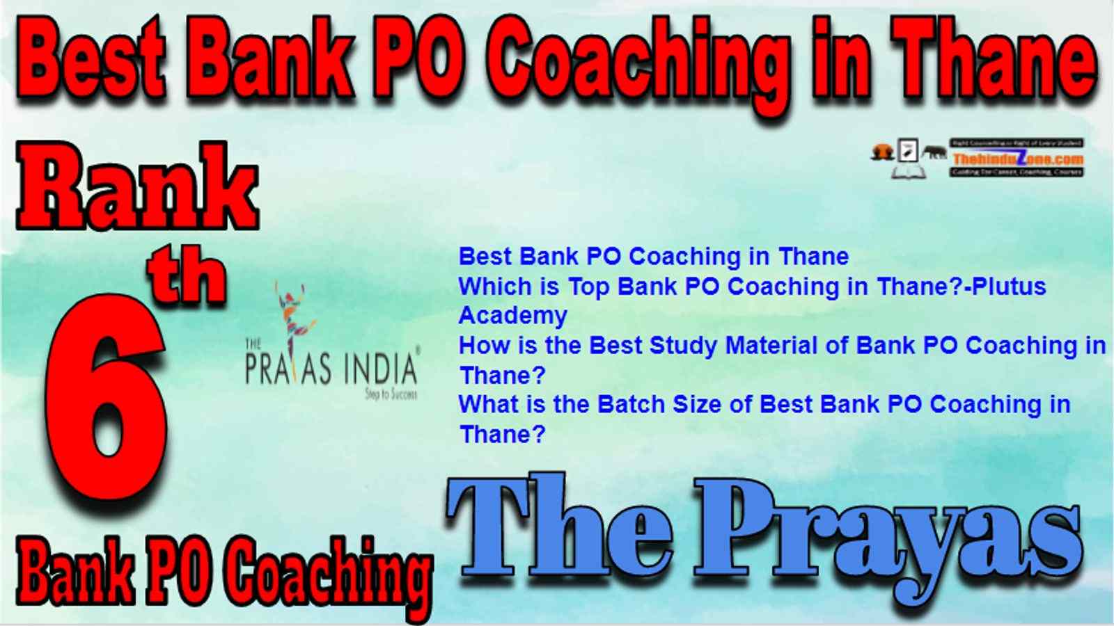 Rank 6 Best Bank PO Coaching in Thane