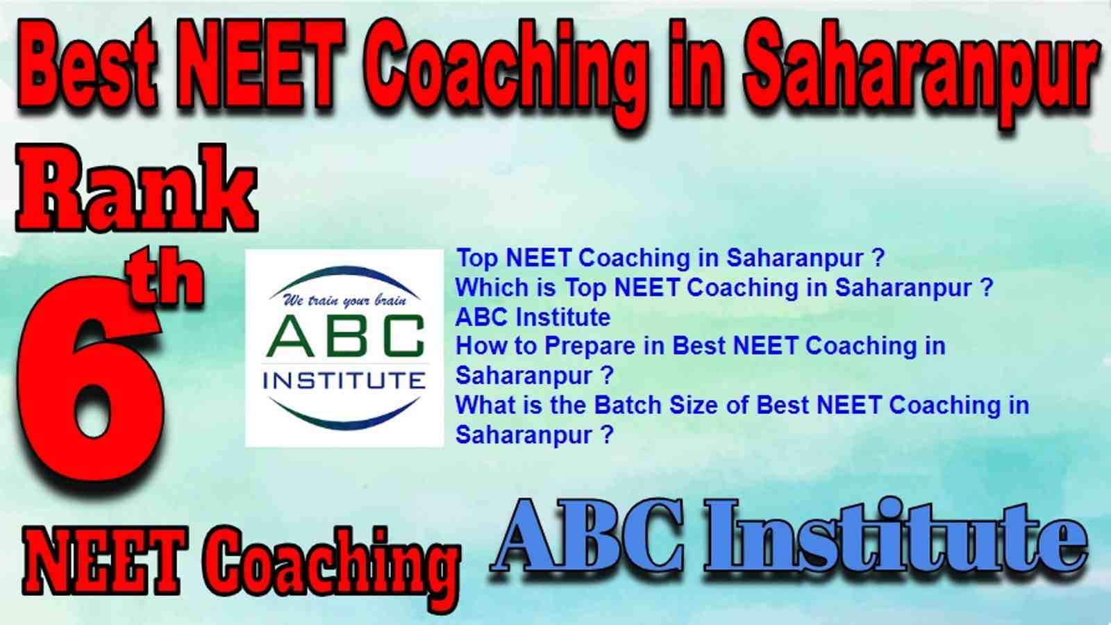 Best NEET Coaching in Saharanpur