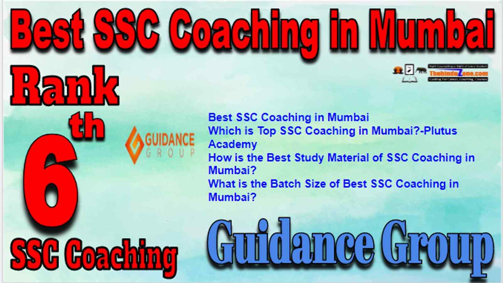 Rank 6 Best SSC Coaching in Mumbai