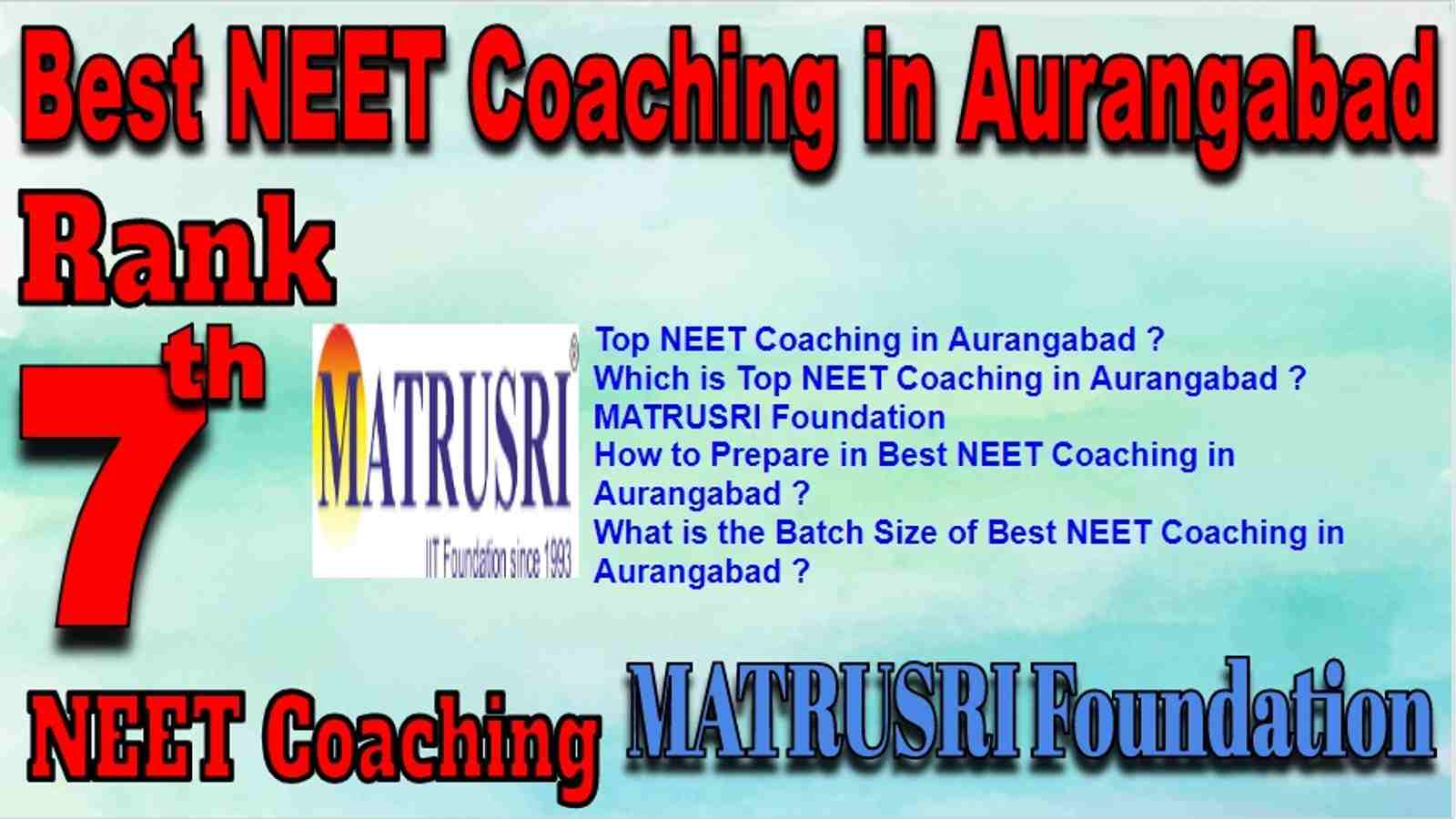 Best NEET Coaching in Aurangabad