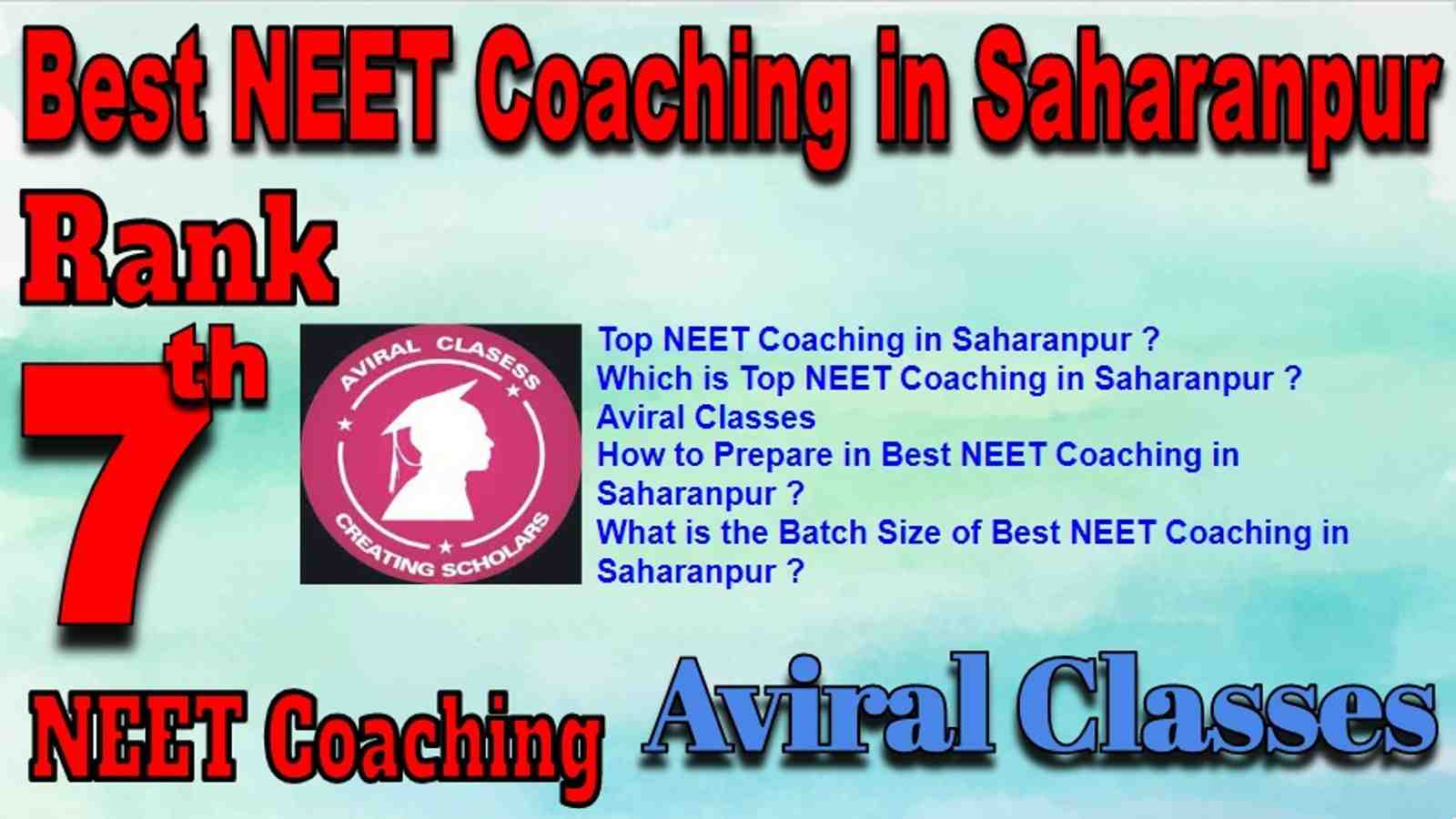Best NEET Coaching in Saharanpur