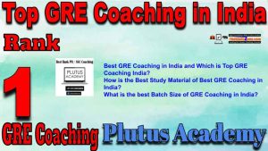 1st Top GRE Coaching in India