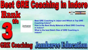 3rd Top GRE Coaching in Indore