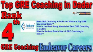 4th Best GRE Coaching in Dadar