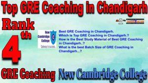 4th Top GRE Coaching in Chandigarh