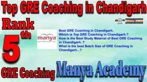 5th Best GRE Coaching in Chandigarh