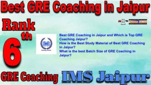 6th Best GRE Coaching in Jaipur