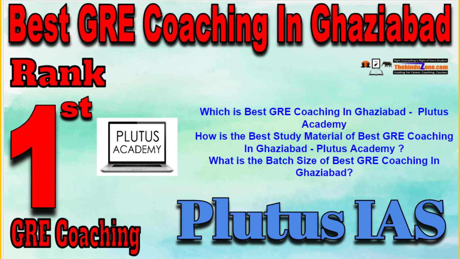 Rank 1 Best GRE Coaching In Ghaziabad