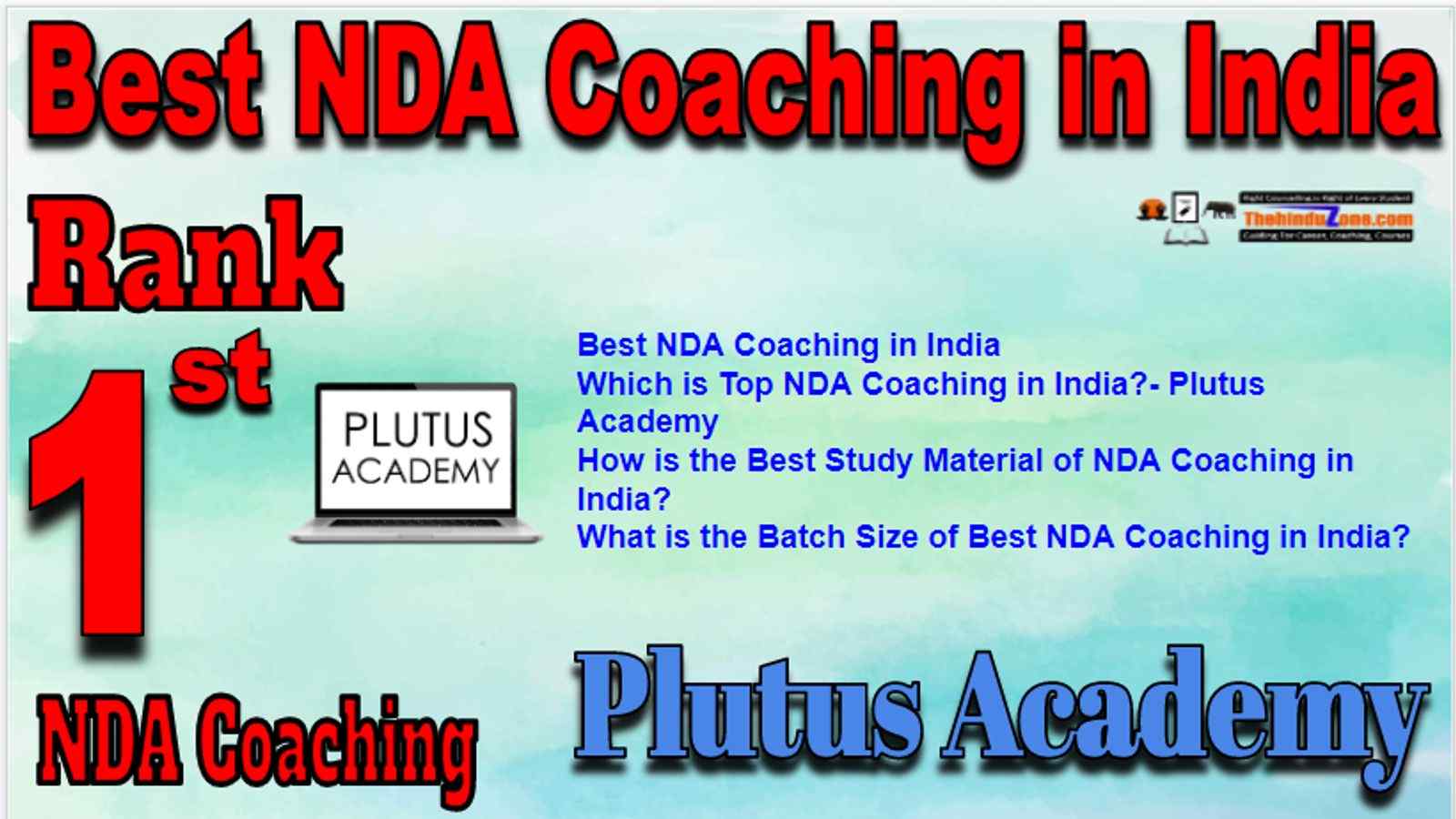 Rank 1 Best NDA Coaching in India