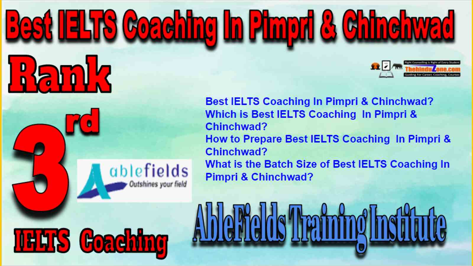 Rank 3 Best IELTS Coaching in Pimpri & Chinchwad