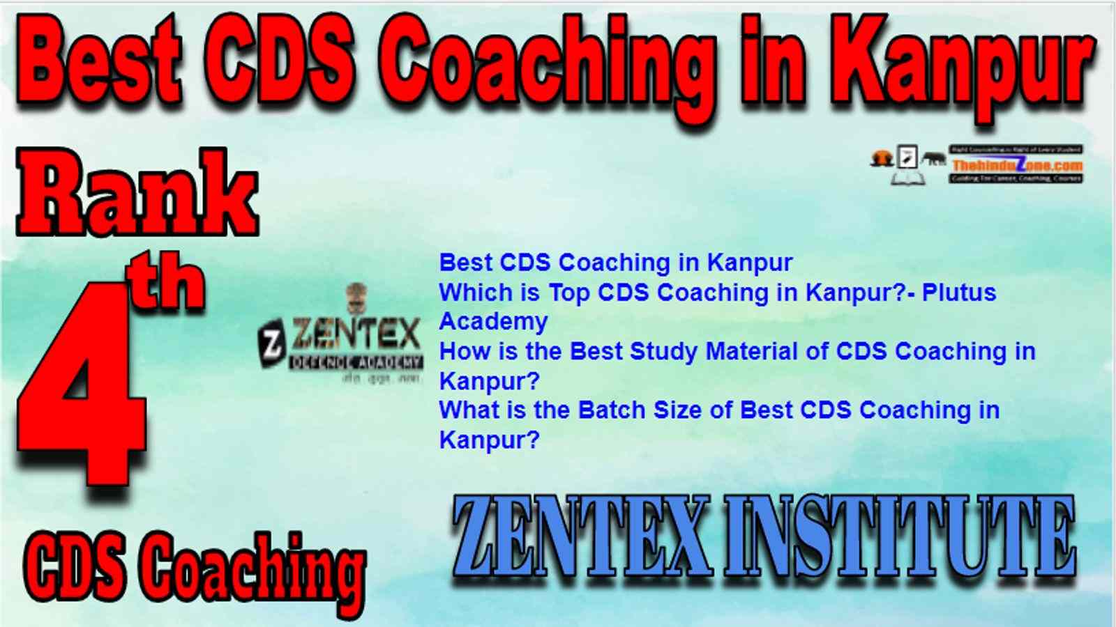 Rank 4 Best CDS Coaching in Kanpur