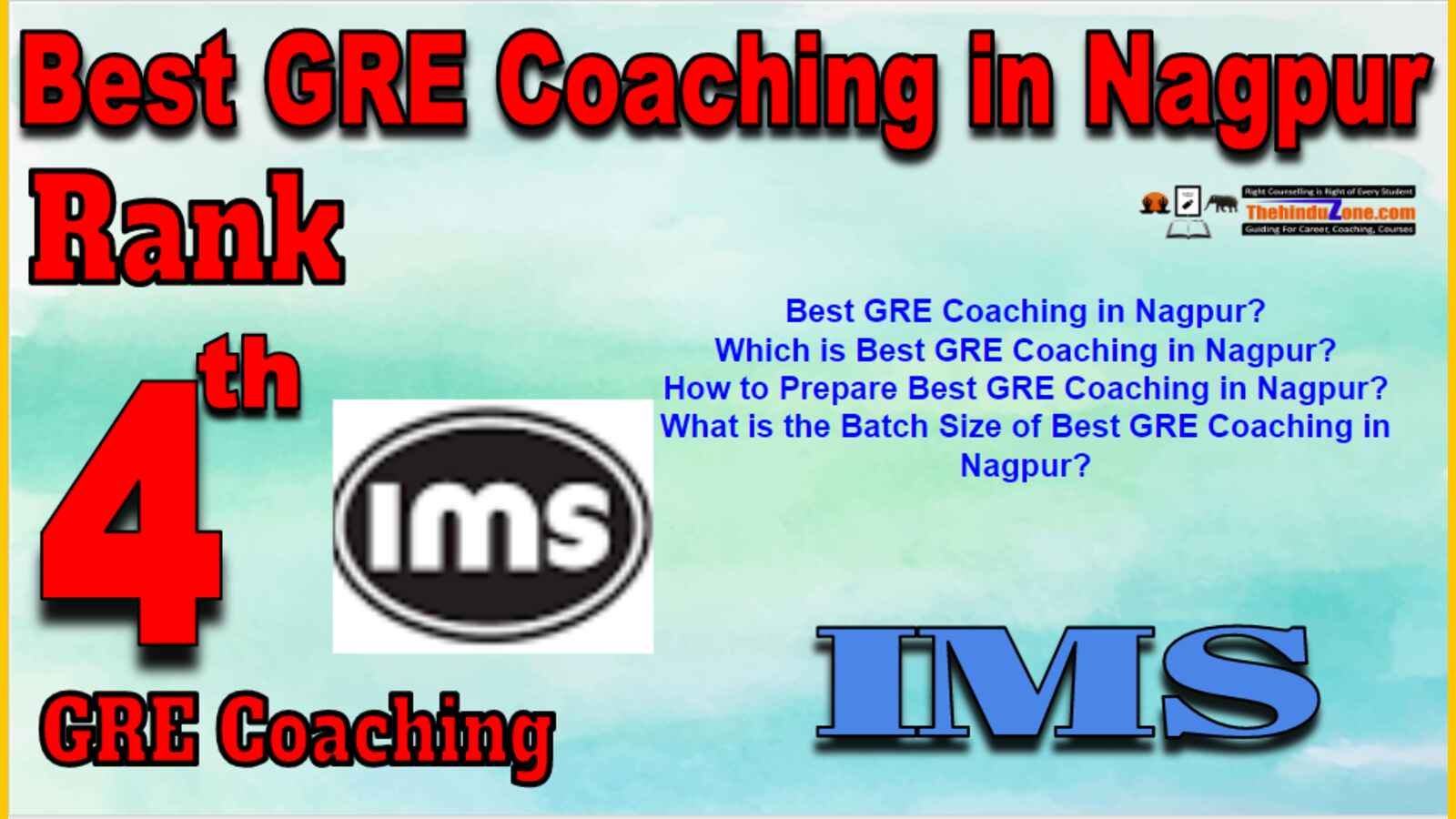 Rank 4 Best GRE Coaching in Nagpur