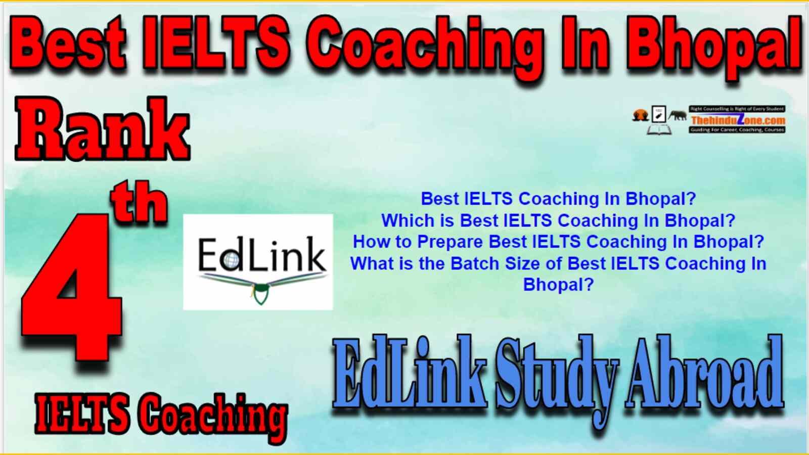 Rank 4 Best IELTS Coaching In Bhopal