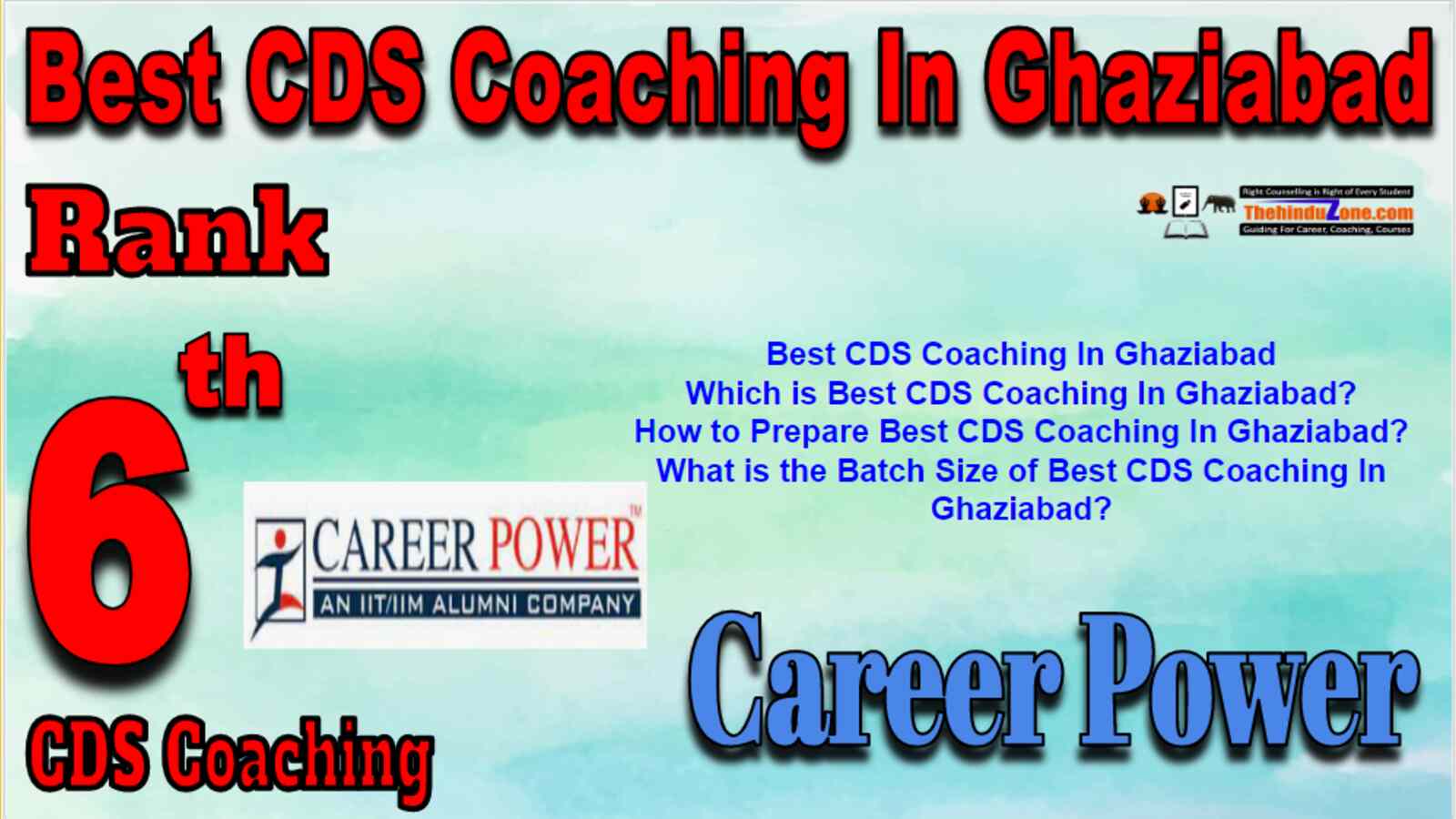 Rank 6 Best CDS Coaching in Ghaziabad