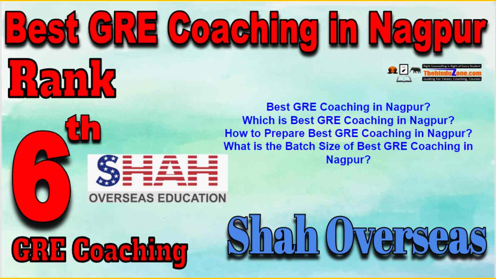 Rank 6 Best GRE Coaching in Nagpur