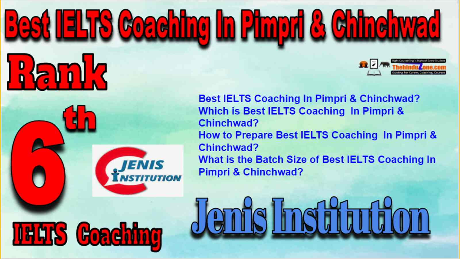 Rank 6 Best IELTS Coaching in Pimpri & Chinchwad