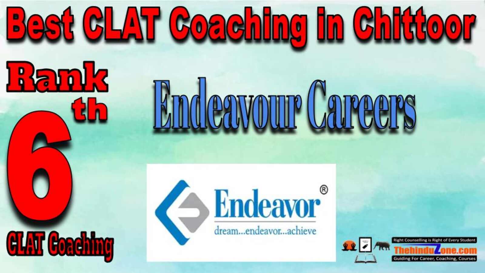 Rank 6. Endeavour Careers Jayanagar CLAT Coaching in Chittoor
