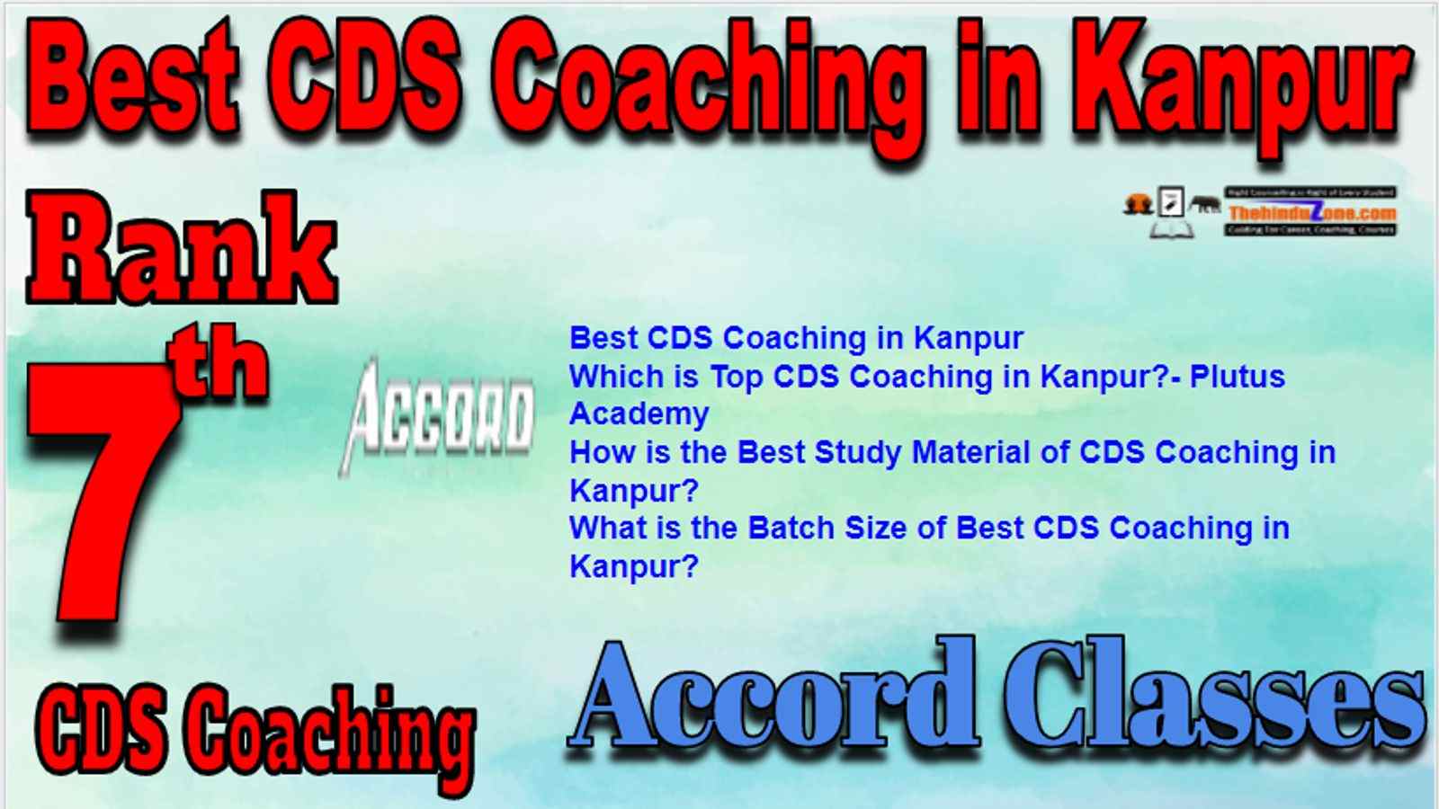Rank 7 Best CDS Coaching in Kanpur