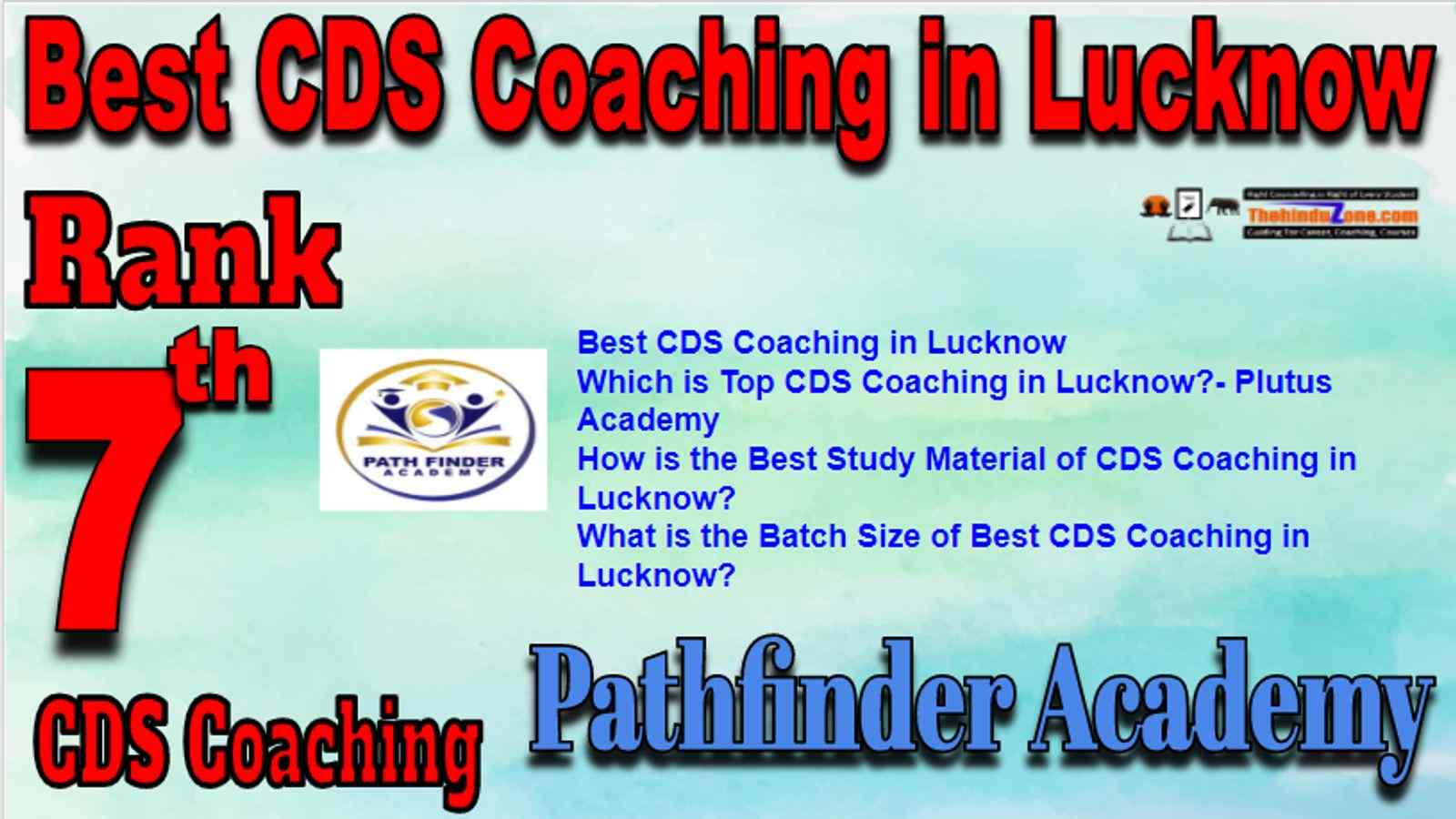 Rank 7 Best CDS Coaching in Lucknow