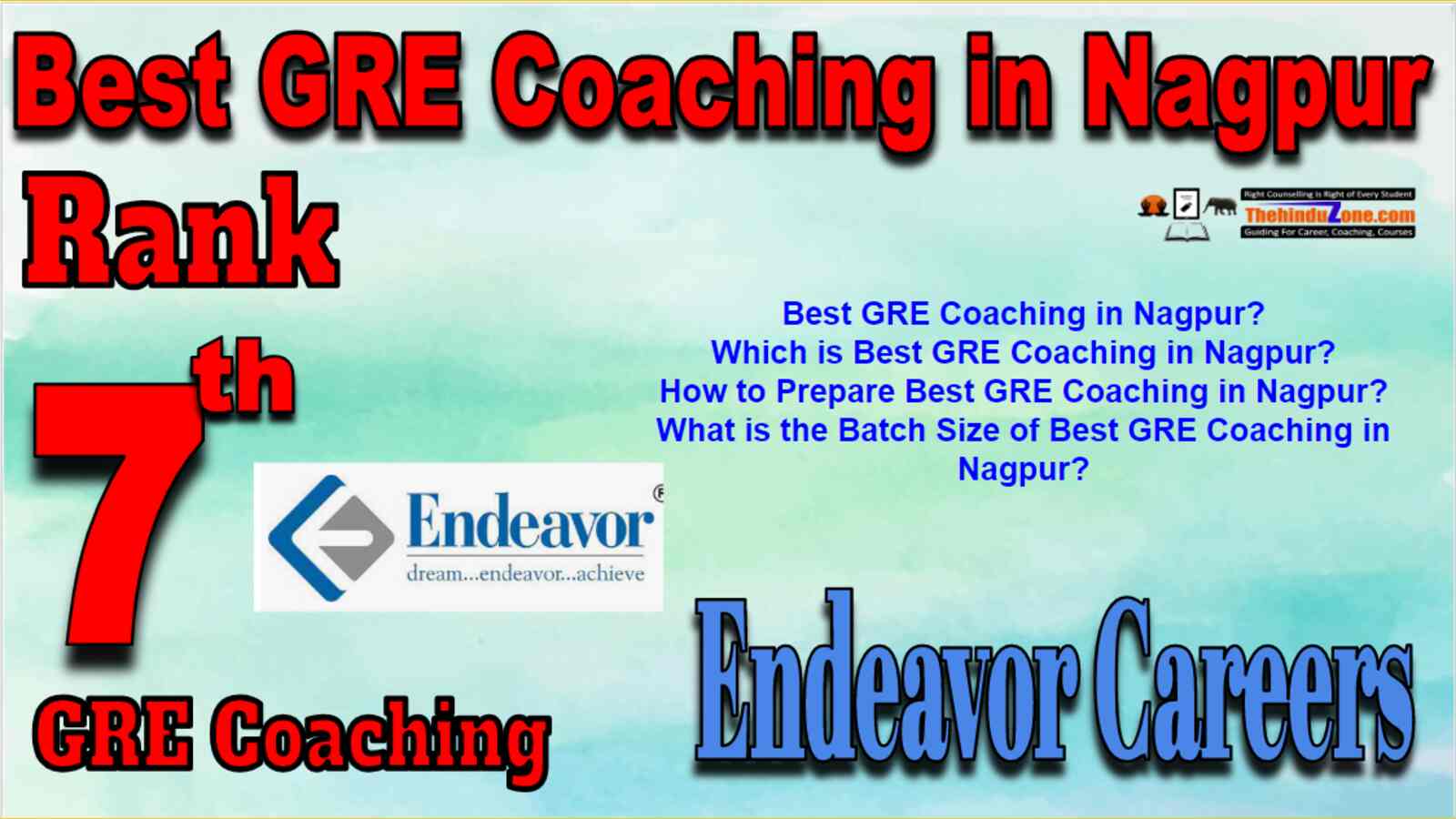 Rank 7 Best GRE Coaching in Nagpur