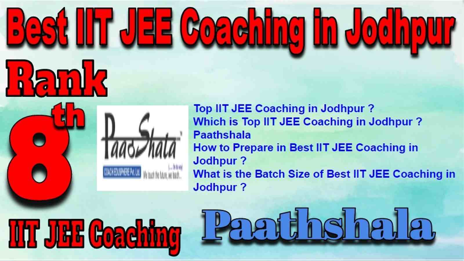 Best IIT JEE Coaching in Jodhpur