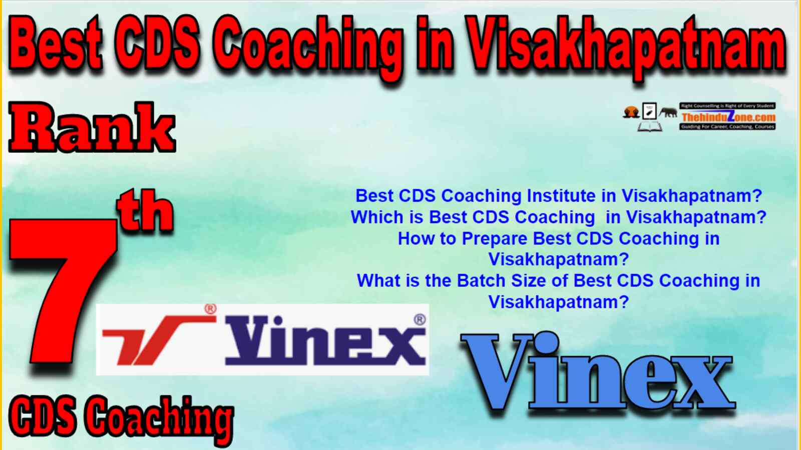 Rank 7 Best CDS Coaching in Visakhapatnam