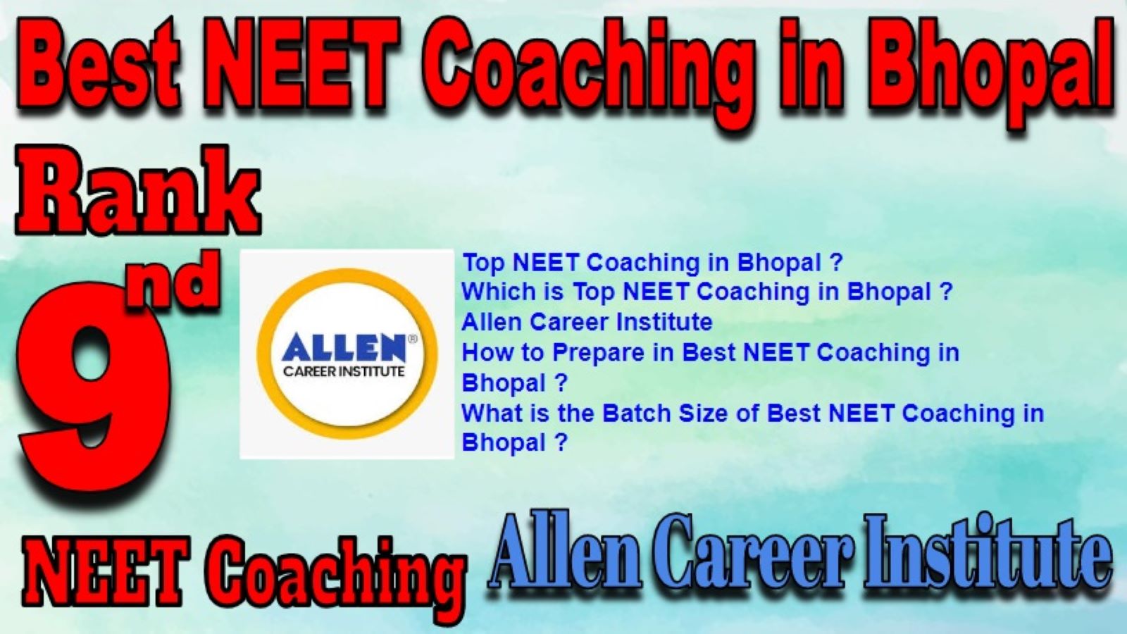 Best NEET Coaching Institute in Bhopal
