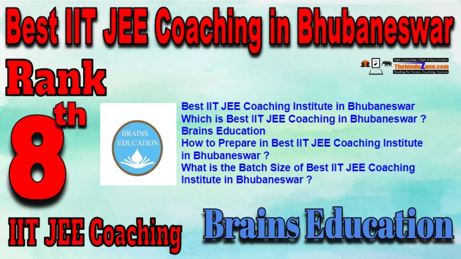 Best 10 IIT JEE Coaching In Bhubaneswar - TheHinduzone