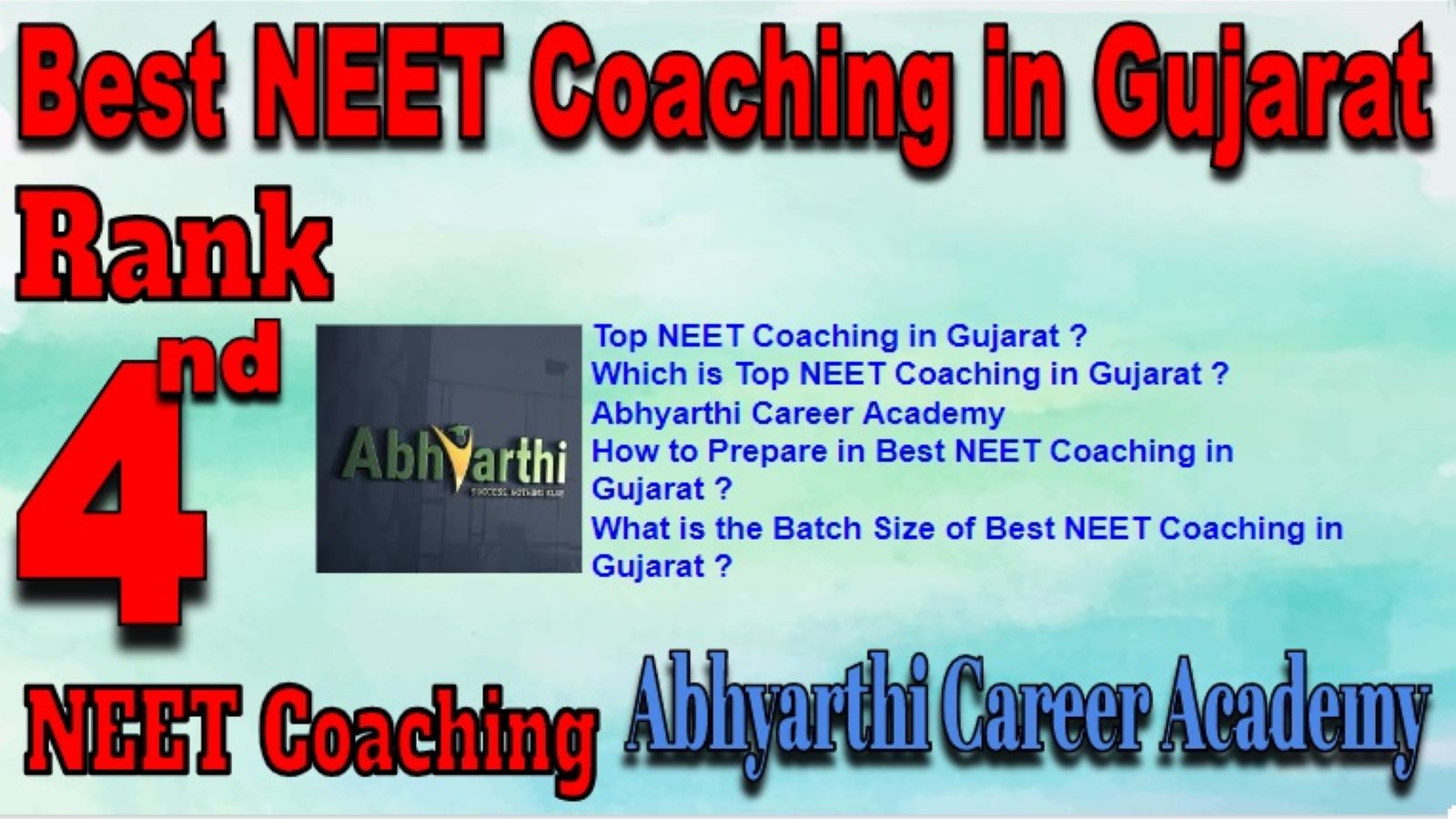 Best NEET Coaching Institute In Gujarat