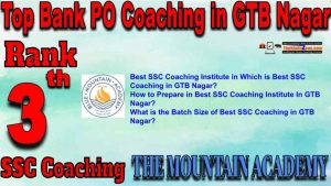 3rd Best SSC Coaching Coaching in GTB Nagar