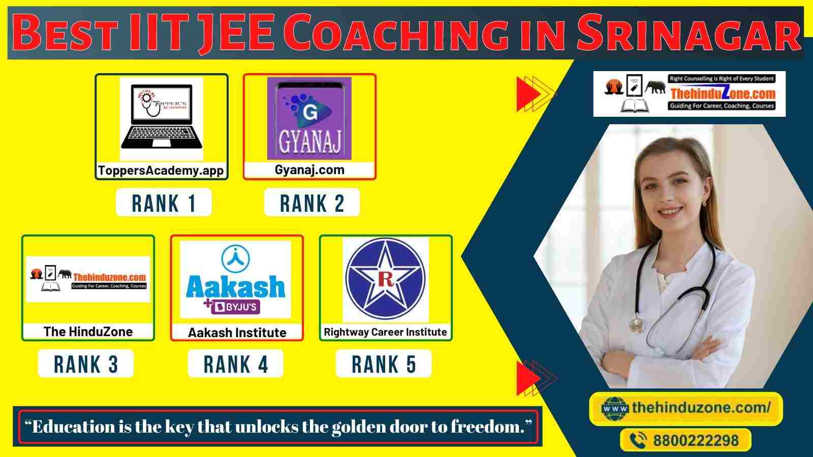Best IIT JEE Coaching in Srinagar