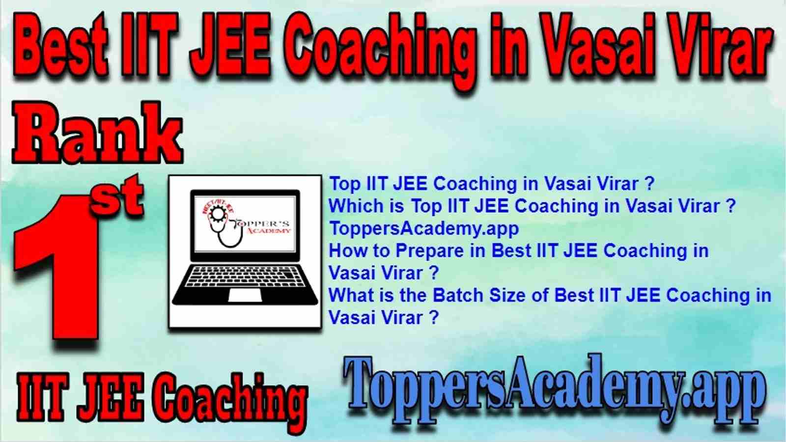 Best IIT JEE Coaching in Vasai Virar