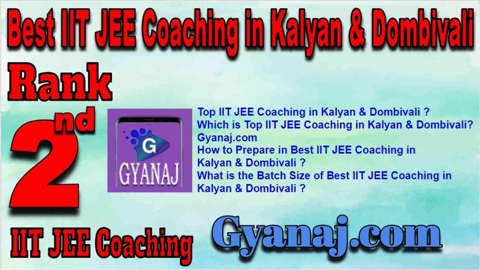 Best IIT JEE Coaching in Kalyan & Dombivali
