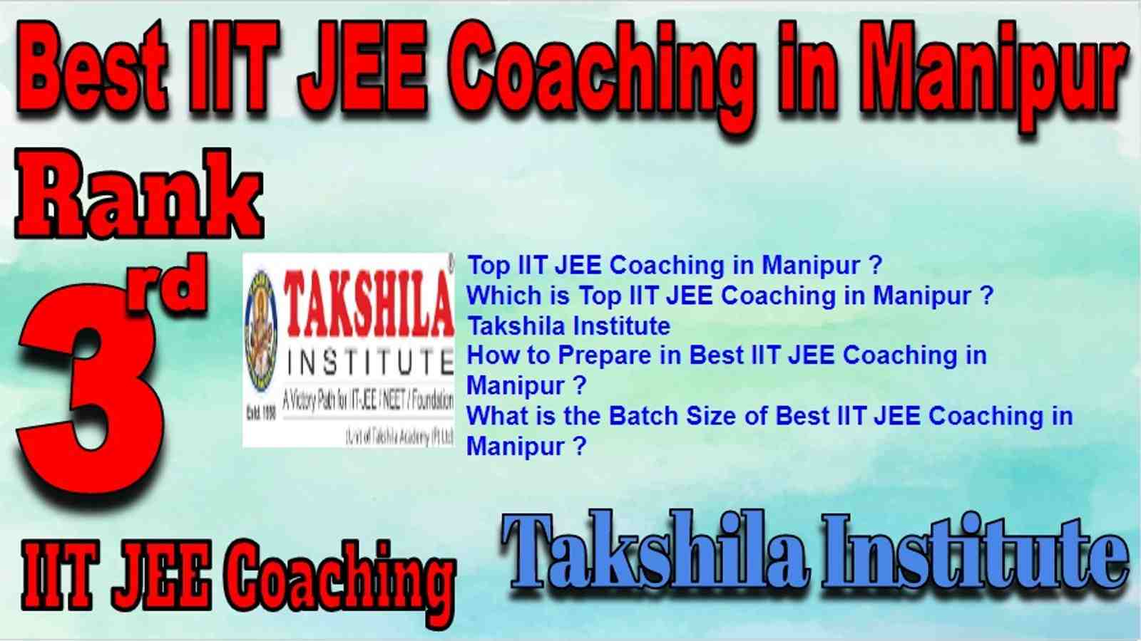 Best IIT JEE Coaching in Manipur