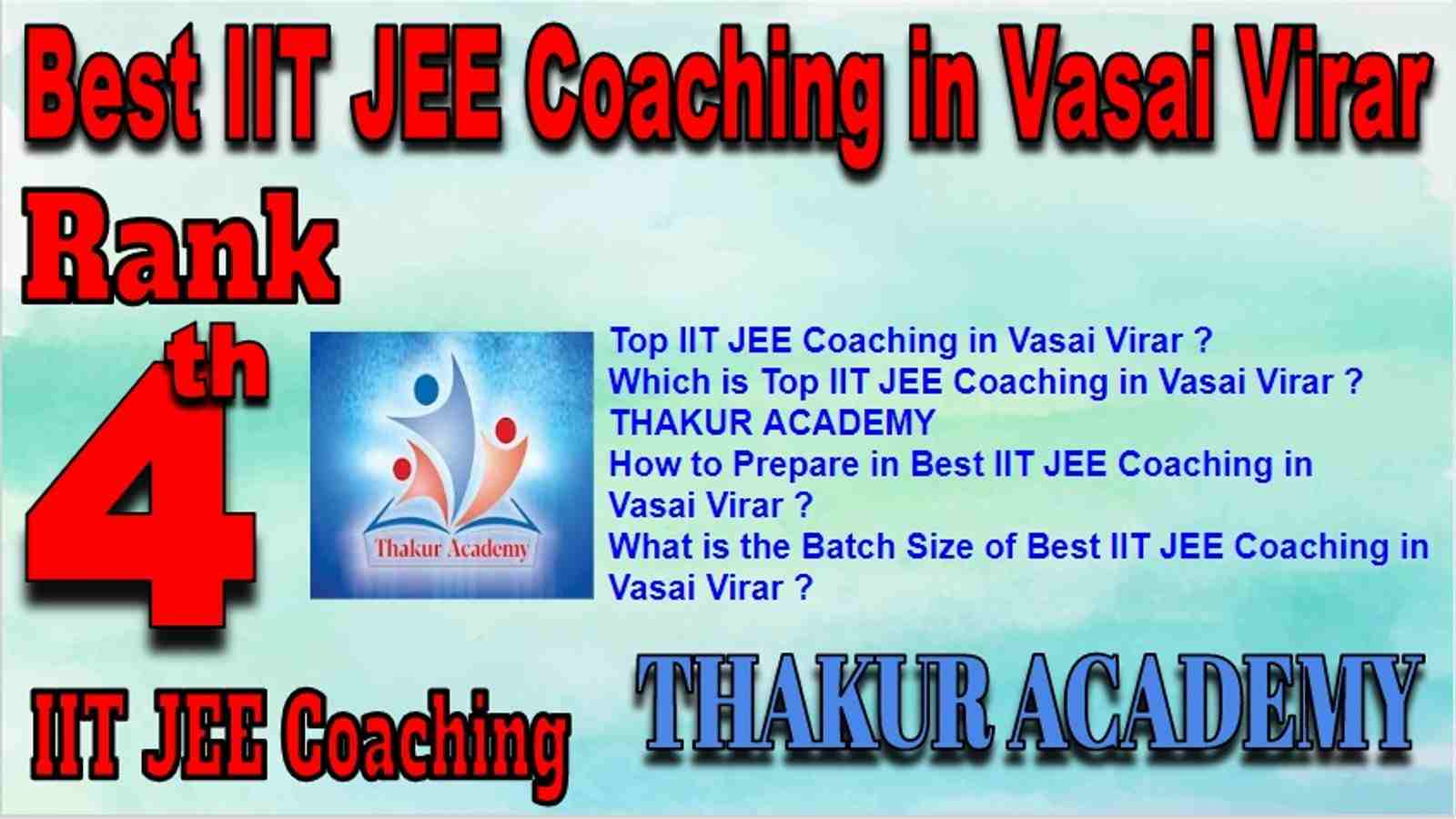 Best IIT JEE Coaching in Vasai Virar