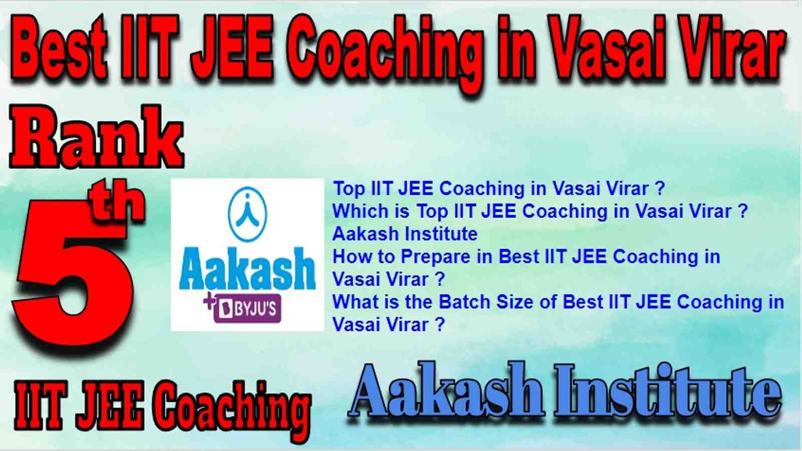 Best IIT JEE Coaching in Vasai Virar