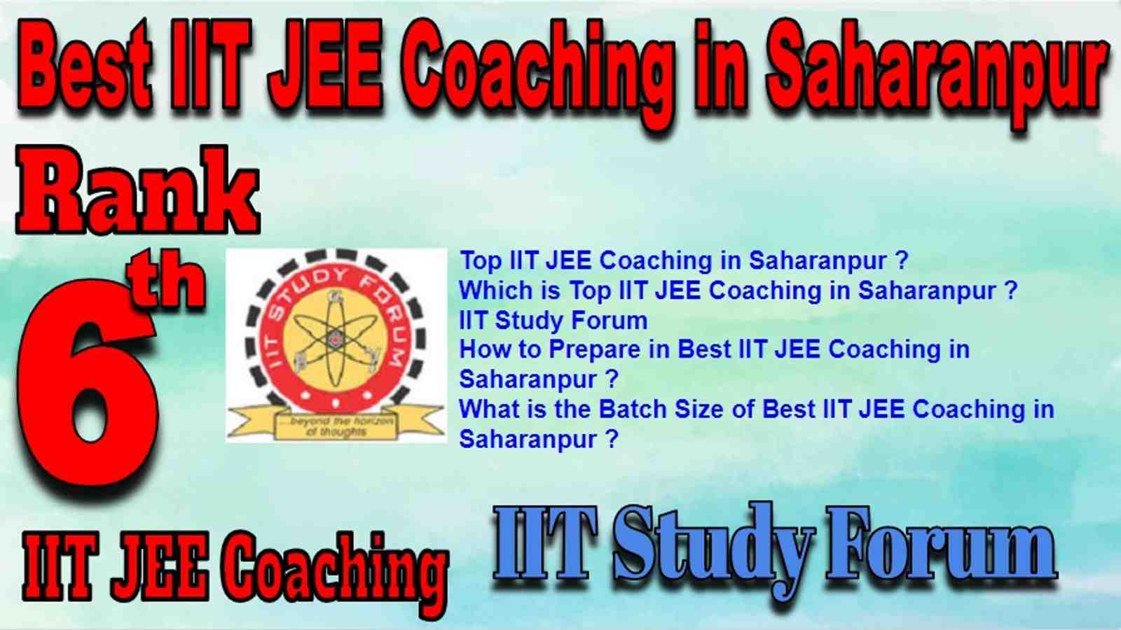 Best IIT JEE Coaching in Saharanpur