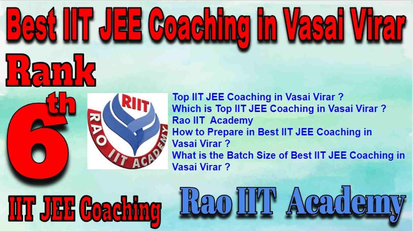 Best IIT JEE Coaching in Vasai Virar