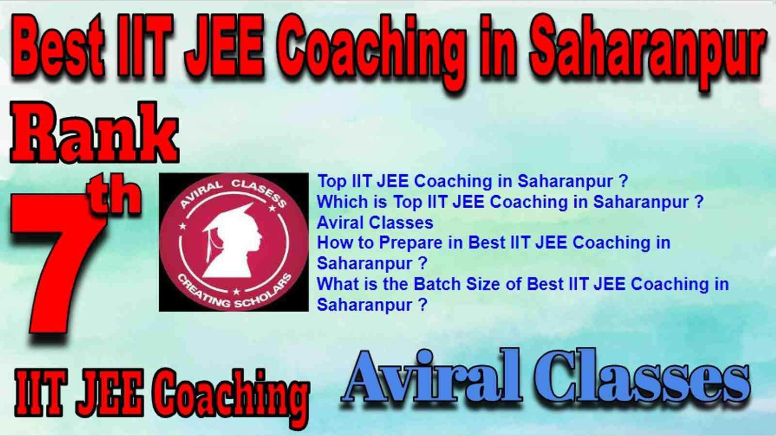 Best IIT JEE Coaching in Saharanpur