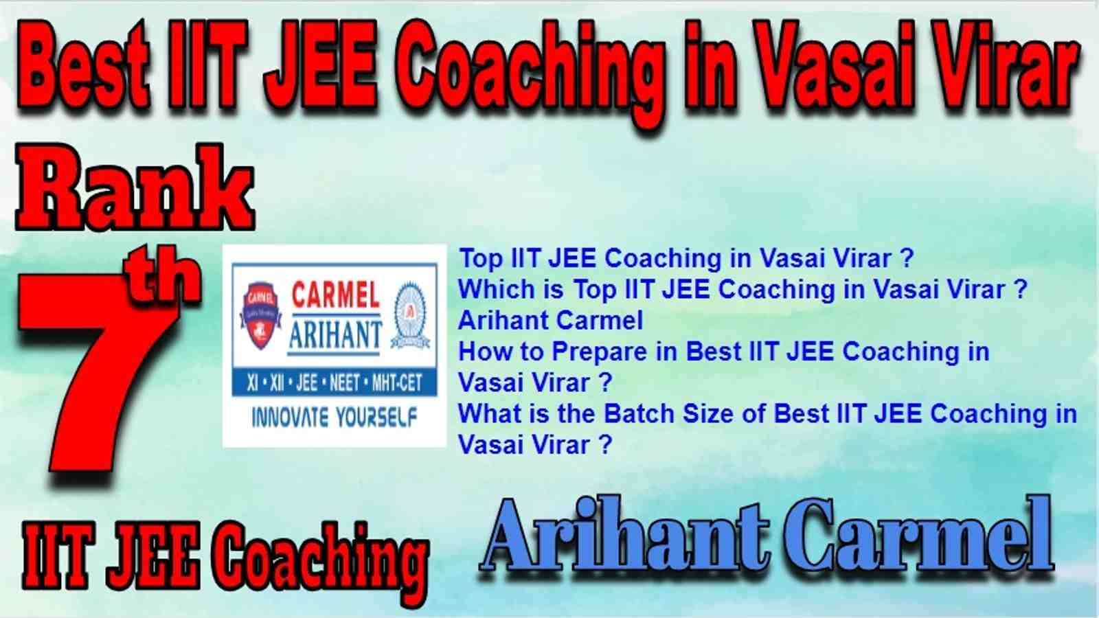 Best IIT JEE Coaching in Vasai Virar